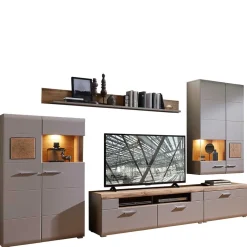 Wohnwand 300 Cm|Moderne Wohnwände*Pharao24 Wohnzimmerwohnwand Accadira