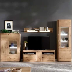 Wohnzimmerschrank|Wohnwand 350 Cm*Pharao24 Wohnzimmerwohnwand Drascana