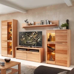 Wohnzimmerschrank|Wohnwand 300 Cm*Pharao24 Wohnzimmerwohnwand Dressed