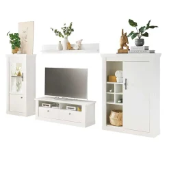 Pharao24 Wohnzimmerwohnwand Kazanova> Wohnwand 300 Cm