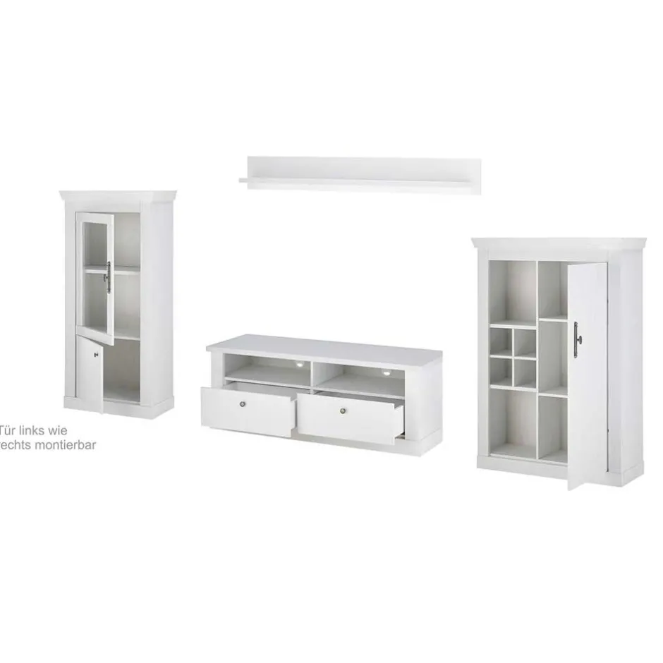 Pharao24 Wohnzimmerwohnwand Kazanova> Wohnwand 300 Cm