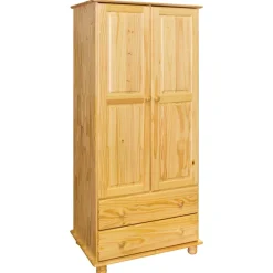 Pharao24 Wäscheschrank Jurentian> Massivholzmöbel|Wäscheschrank