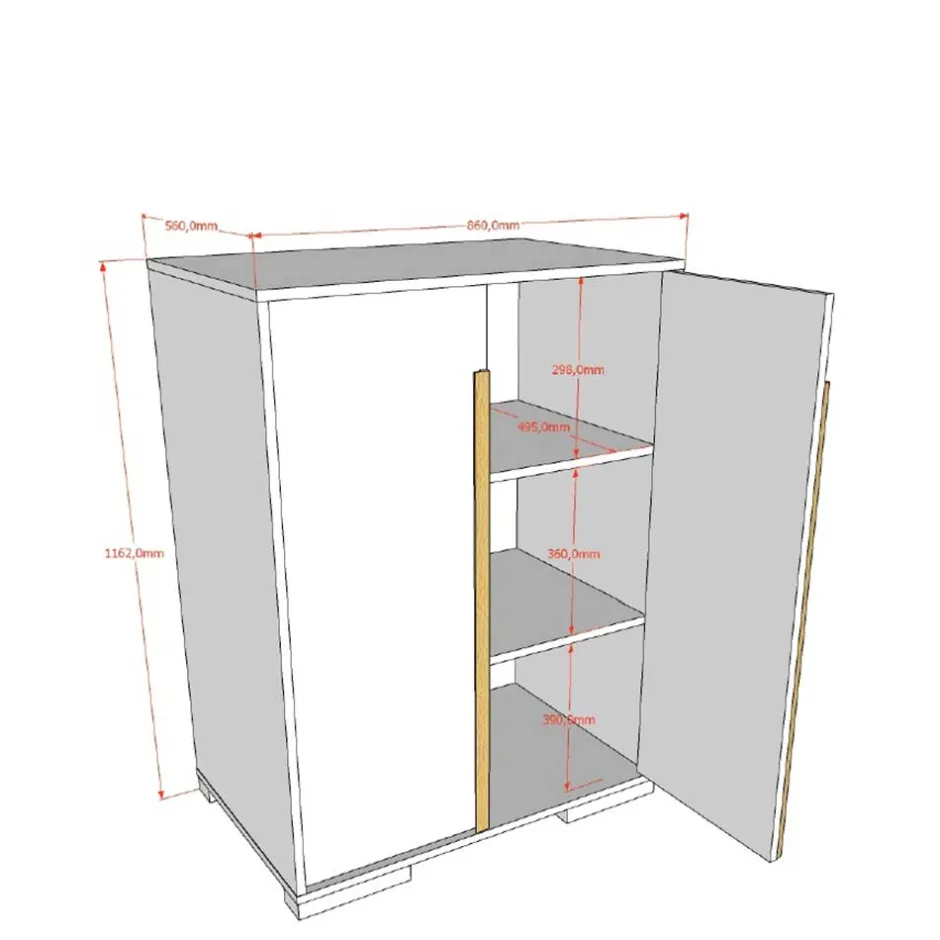 Wäscheschrank*Pharao24 Wäscheschrank Kinderzimmer Catuella