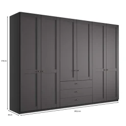 Pharao24 XL Drehtürenkleiderschrank Hierro><noscript><img width=