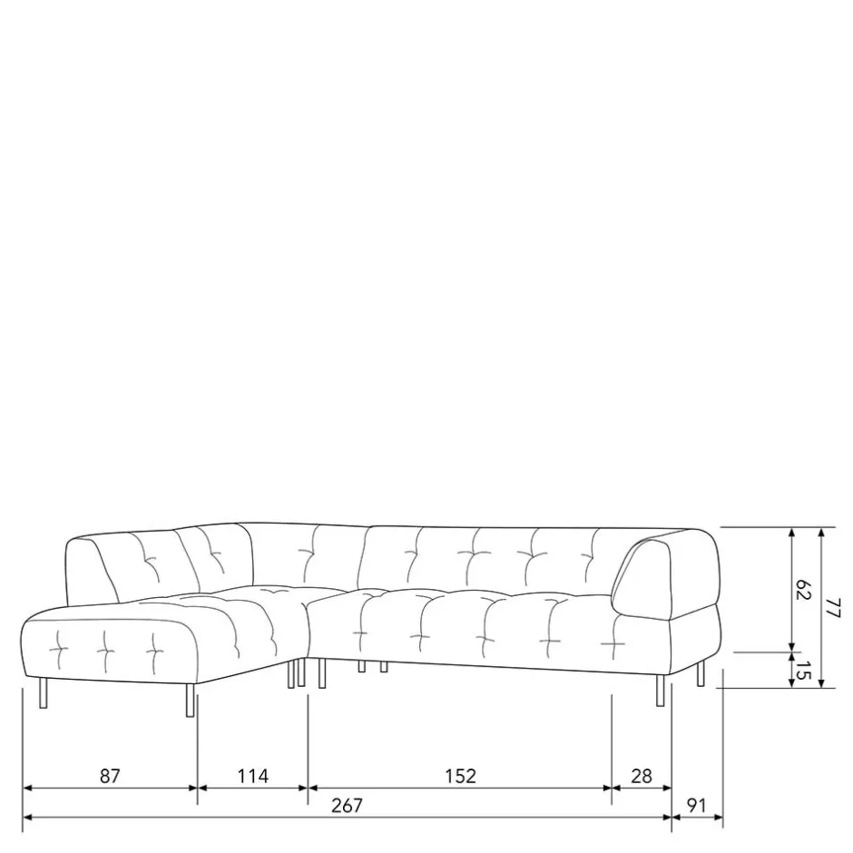Pharao24 XL Eckcouch Barbua> Polstermöbel|Wohnzimmercouch