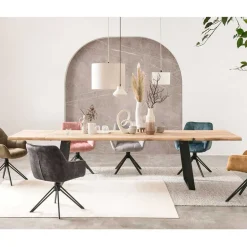 Pharao24 XL Esszimmertisch Gotamy> Massivholzmöbel|Küchentisch