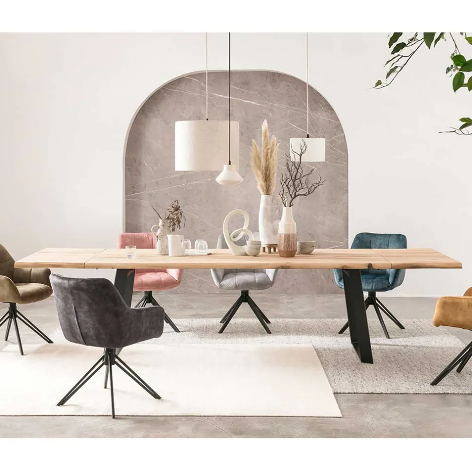 Pharao24 XL Esszimmertisch Gotamy> Massivholzmöbel|Küchentisch