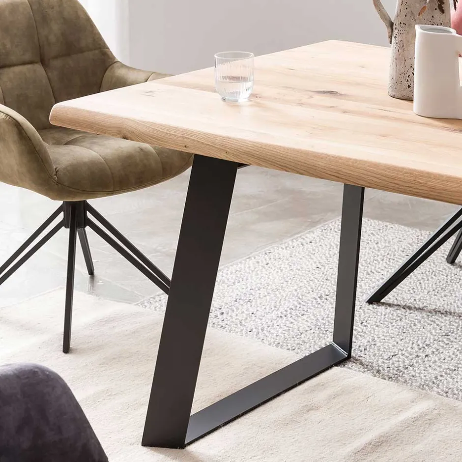 Pharao24 XL Esszimmertisch Gotamy> Massivholzmöbel|Küchentisch