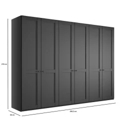 Drehtürenschränke|Kleiderschränke*Pharao24 XL Kleiderschrank Hierro