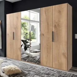 Pharao24 XL Kleiderschrank mit Spiegeln Grenvana> Drehtürenschränke