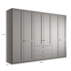 Drehtürenschränke|Kleiderschränke*Pharao24 XL Kleiderschrank Saconso