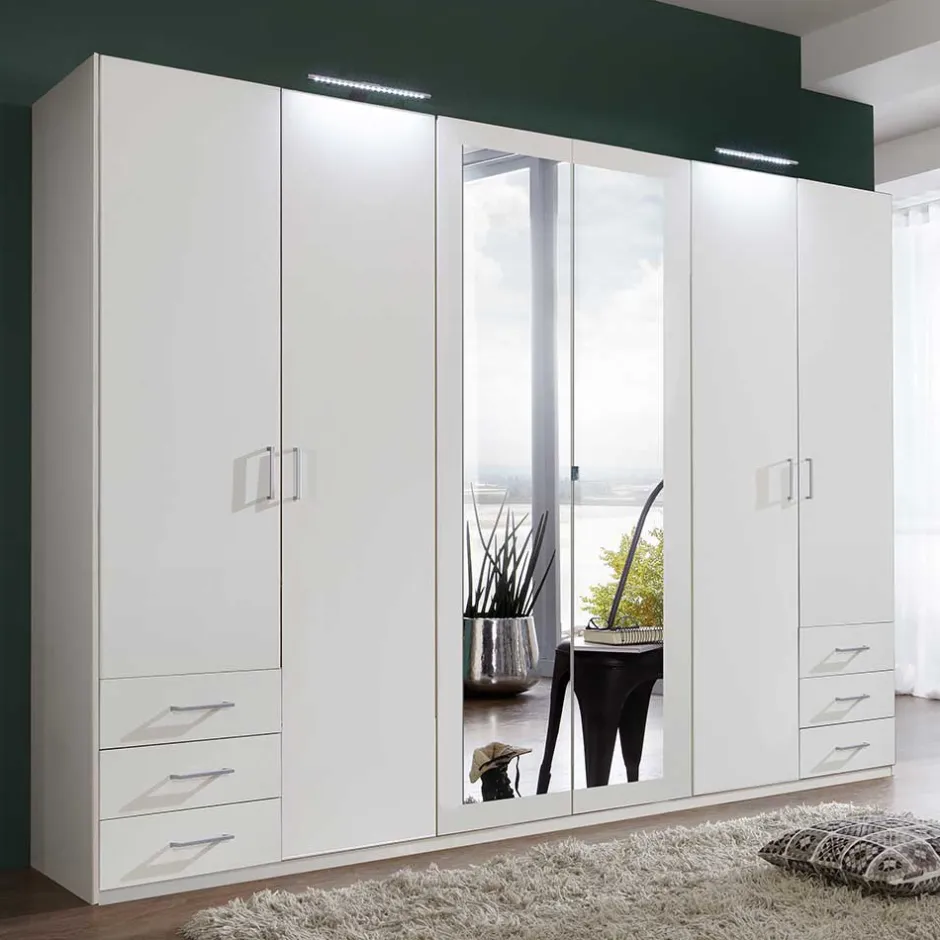 Pharao24 XL Schlafzimmerkleiderschrank Vurgos> Kleiderschränke|Schlafzimmerschränke