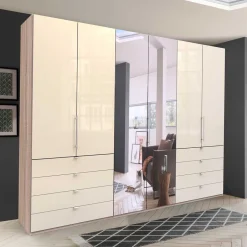 Kleiderschränke|Schlafzimmerschränke*Pharao24 XXL Kombi Falttürenschrank Codumenta