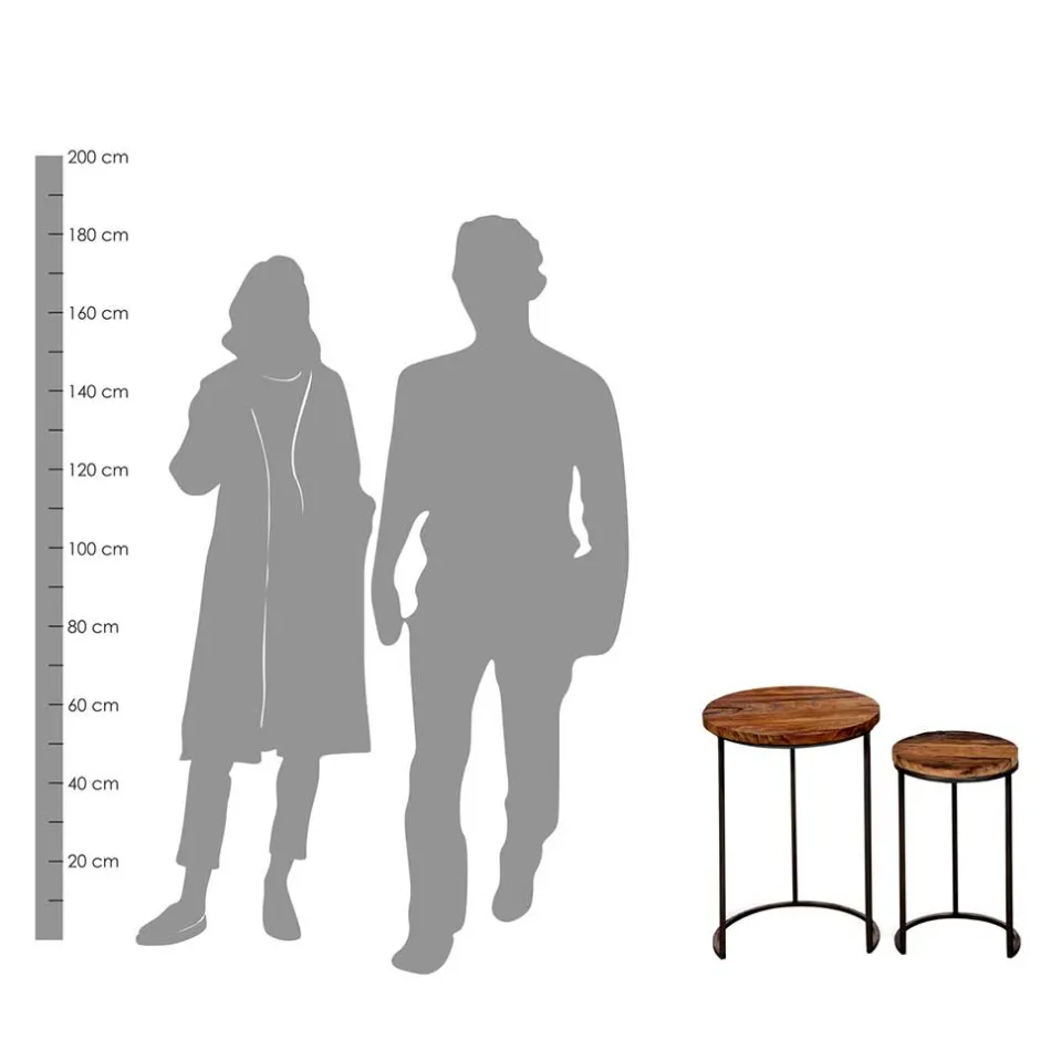 Telefontische*Pharao24 Zwei Beistelltische Luise