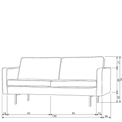 Pharao24 Zweiersofa Klasvan><noscript><img width=
