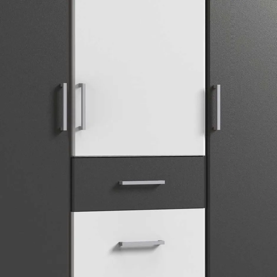 Pharao24 Zweifarbiger Kleiderschrank Tolofoa> Jugendkleiderschrank