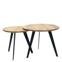 Beistelltische*Pharao24 Zweisatz Tisch Haikon