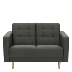 Pharao24 Zweisitzer Sofa Anthrazit Loytima><noscript><img width=