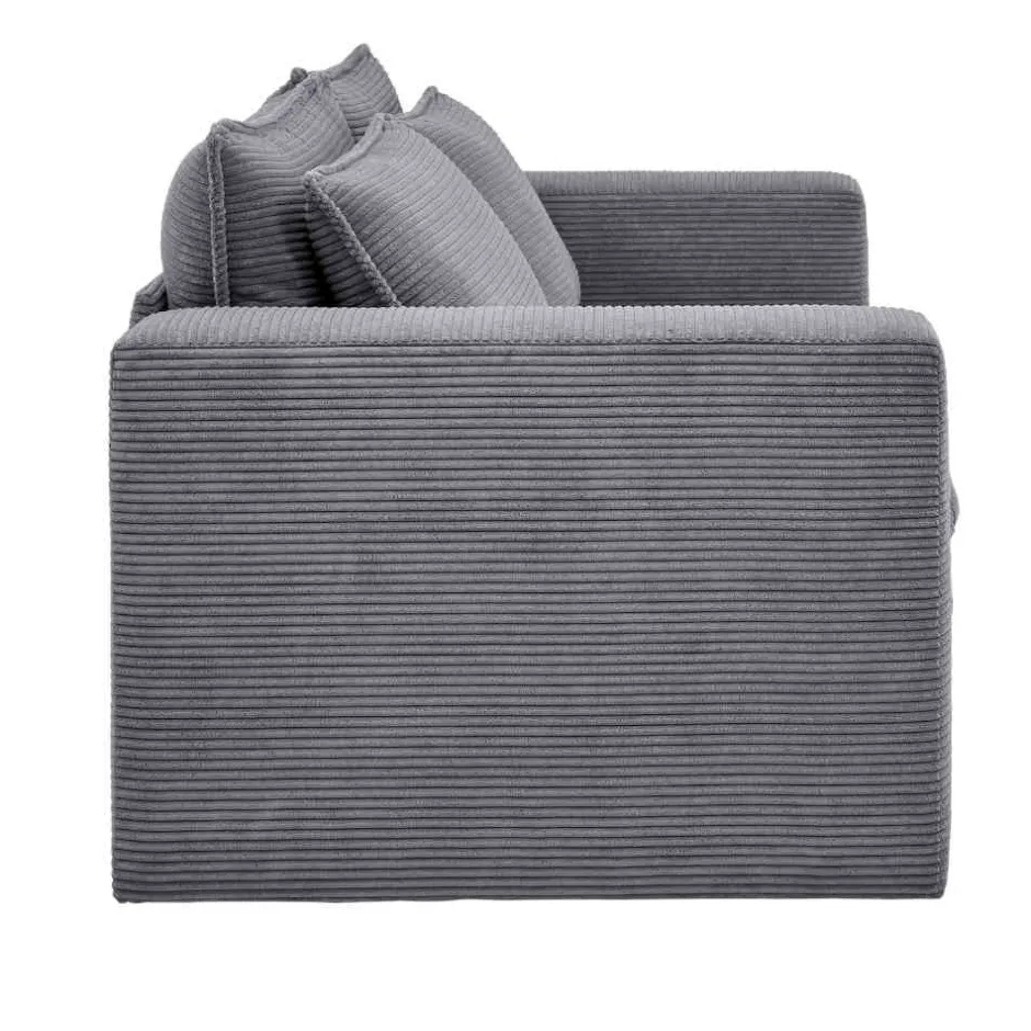 Pharao24 Zweisitzer Sofa Anthrazit Eltusa> Wohnzimmercouch|2 Sitzer Sofa