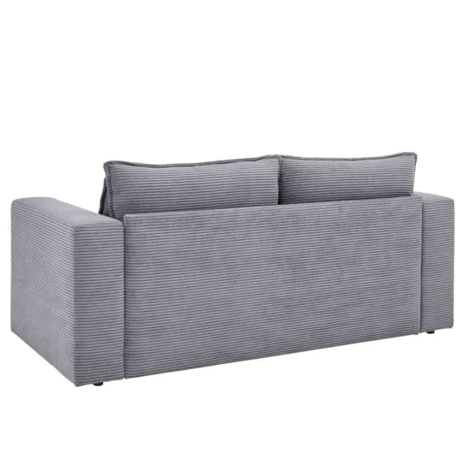 Pharao24 Zweisitzer Sofa Anthrazit Eltusa> Wohnzimmercouch|2 Sitzer Sofa