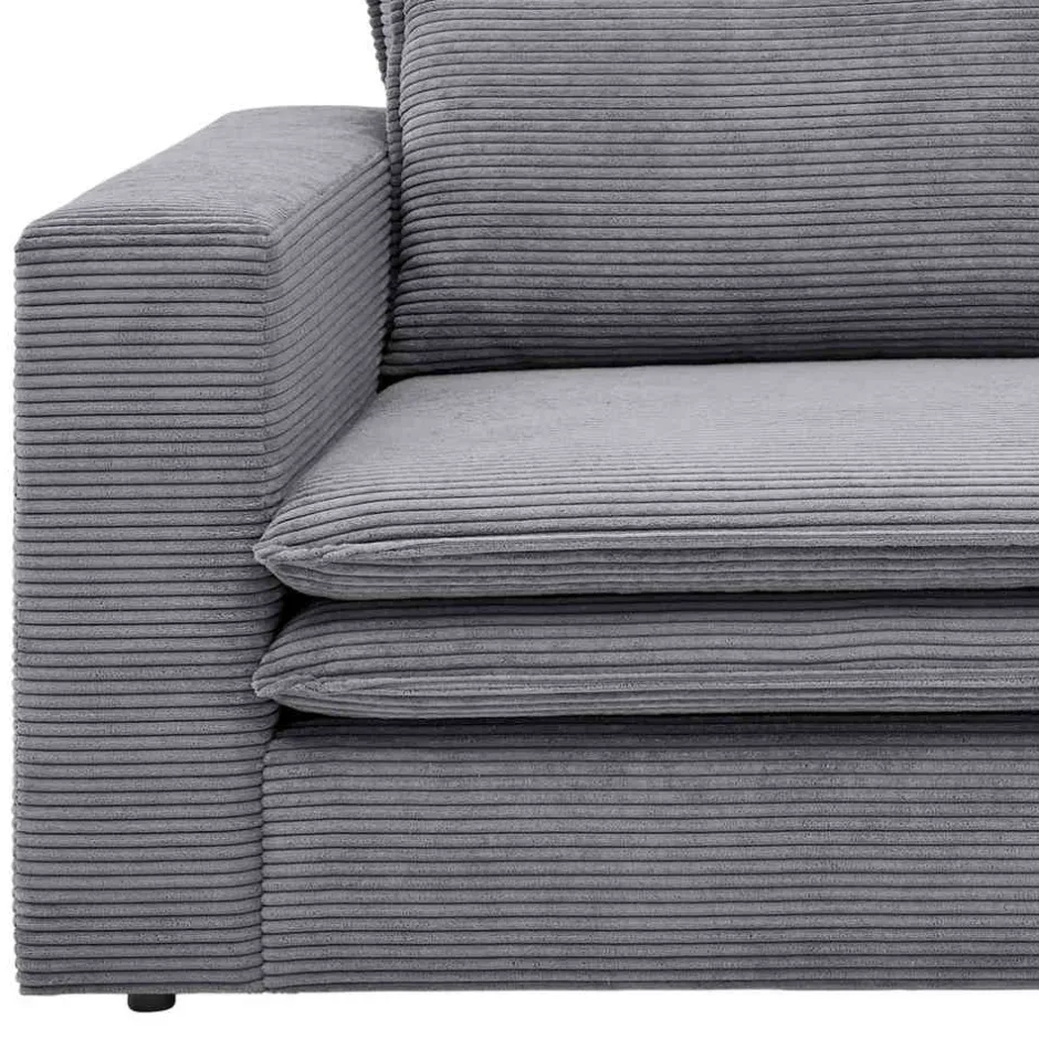 Pharao24 Zweisitzer Sofa Anthrazit Eltusa> Wohnzimmercouch|2 Sitzer Sofa