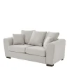 Wohnzimmercouch|2 Sitzer Sofa*Pharao24 Zweisitzer Sofa Beige Cleva
